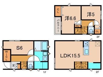 間取図 Kolet川崎馬絹3