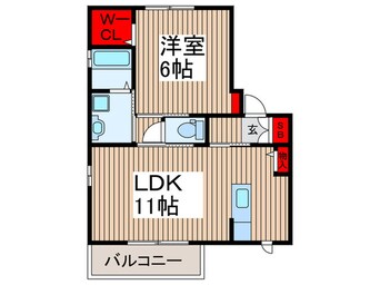 間取図 グローリエ