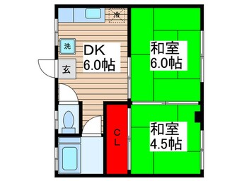 間取図 飯田コーポ