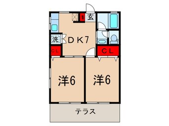 間取図 フォ－レ高野台