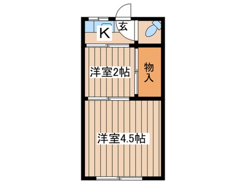 間取図 菊島荘Ⅰ