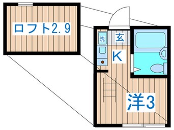 間取図 プレシティー笹塚Ⅰ