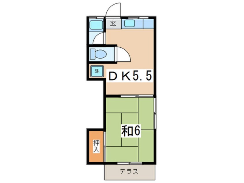 間取図 テラスＫ