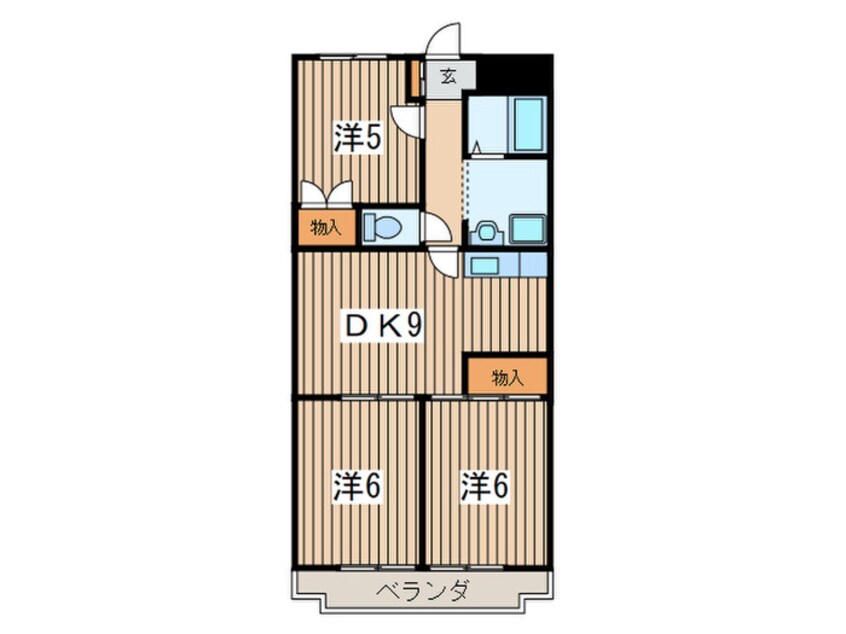 間取図 メルベーユ湘南