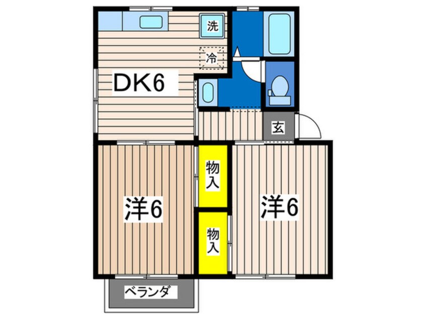 間取図 コ－ポクレ－ル