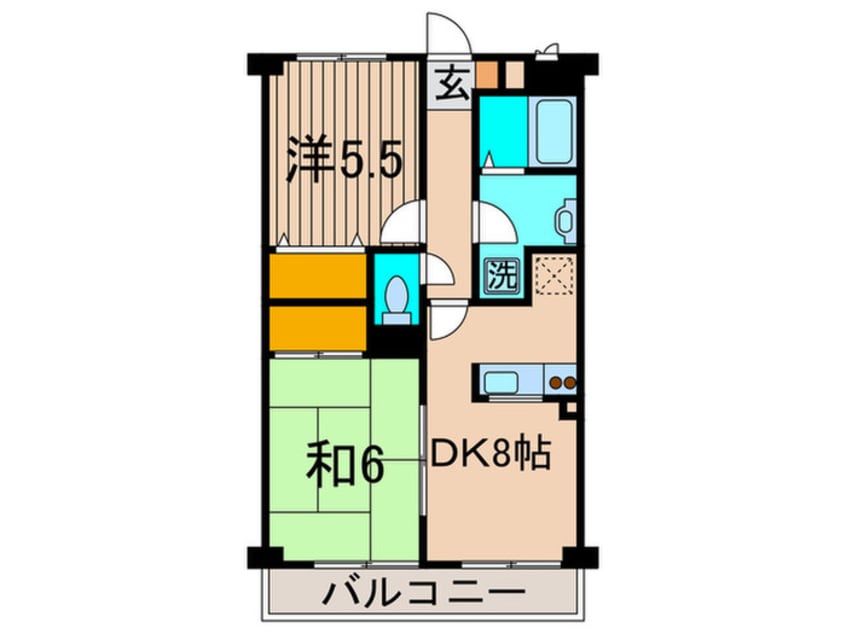 間取図 宮崎台コ－トパレス