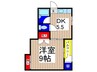 コーポ田嶋 1DKの間取り