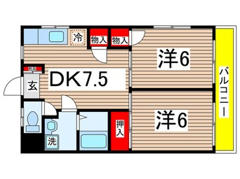 間取図 第１マンションコスモ