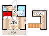 ステラ 1Kの間取り