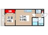 仮）ジーメゾン狭山東三ツ木 1LDKの間取り