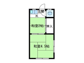 間取図 菊島荘Ⅱ