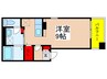 エピナール緑が丘 1Rの間取り