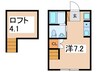 JSⅡ 1Rの間取り