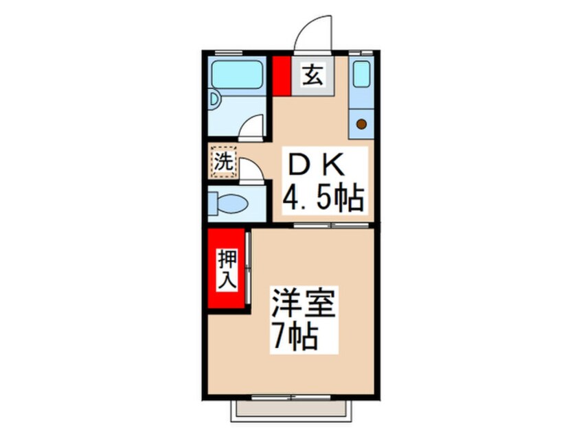 間取図 グリーンハイツ