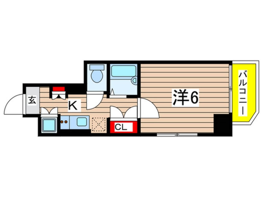 間取図 スカイコ－ト両国第２（302）