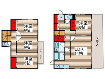 間取図 一戸建貸家