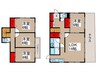 一戸建貸家 4LDKの間取り