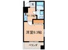 レジディア神楽坂 1Kの間取り