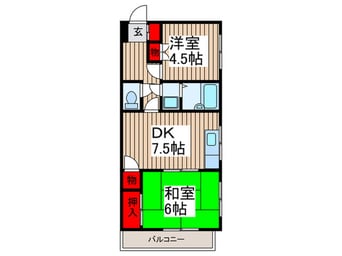 間取図 サンホワイト南浦和