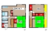 誉田町戸建て 3LDKの間取り