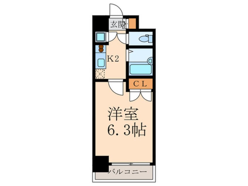 間取図 グランシャルム広尾