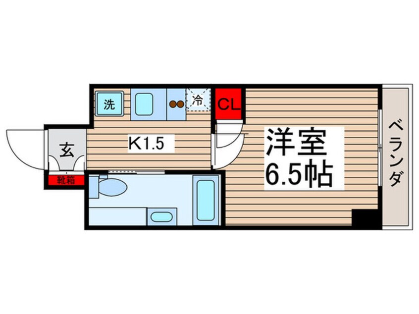 間取図 リヴシティ大島イースト(303)