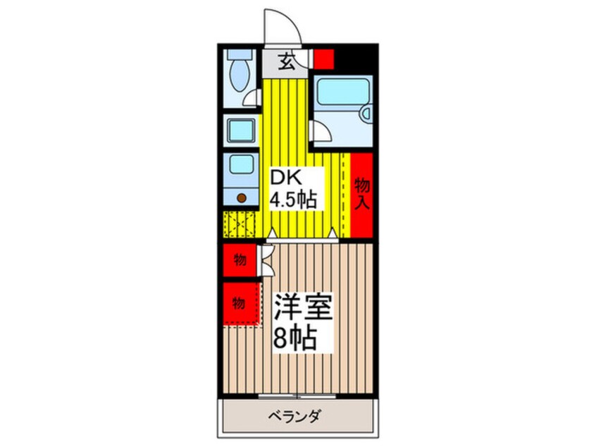 間取図 ユニティ－・ウチダ