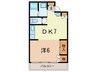 メゾン池田 1DKの間取り