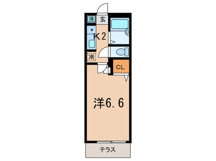 間取図 コーポナミキ