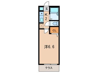 間取図 コーポナミキ