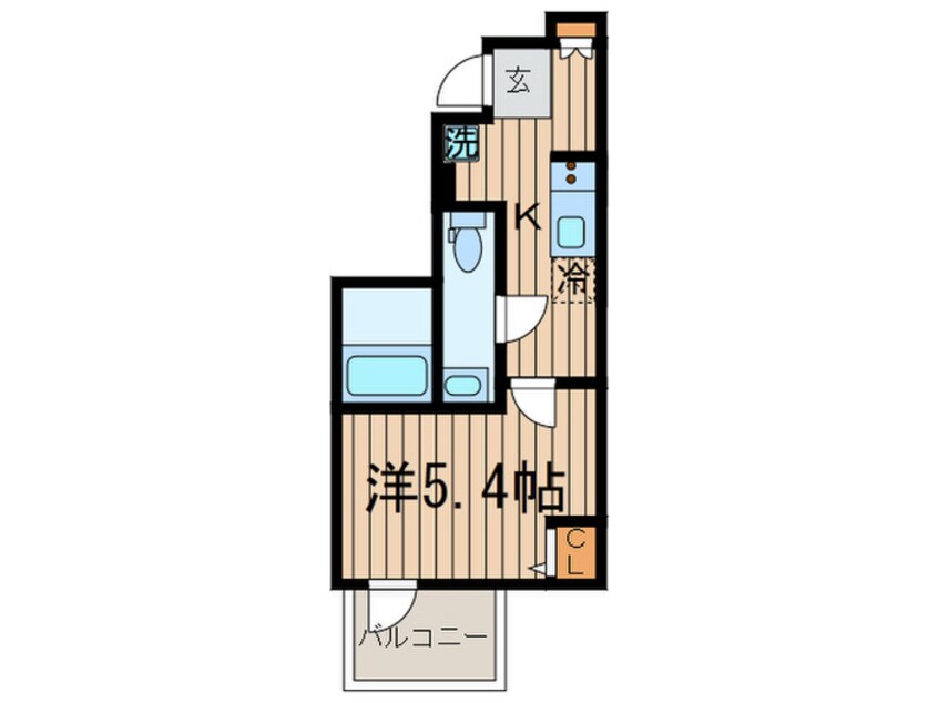 間取図 クレヴィスタ戸越公園