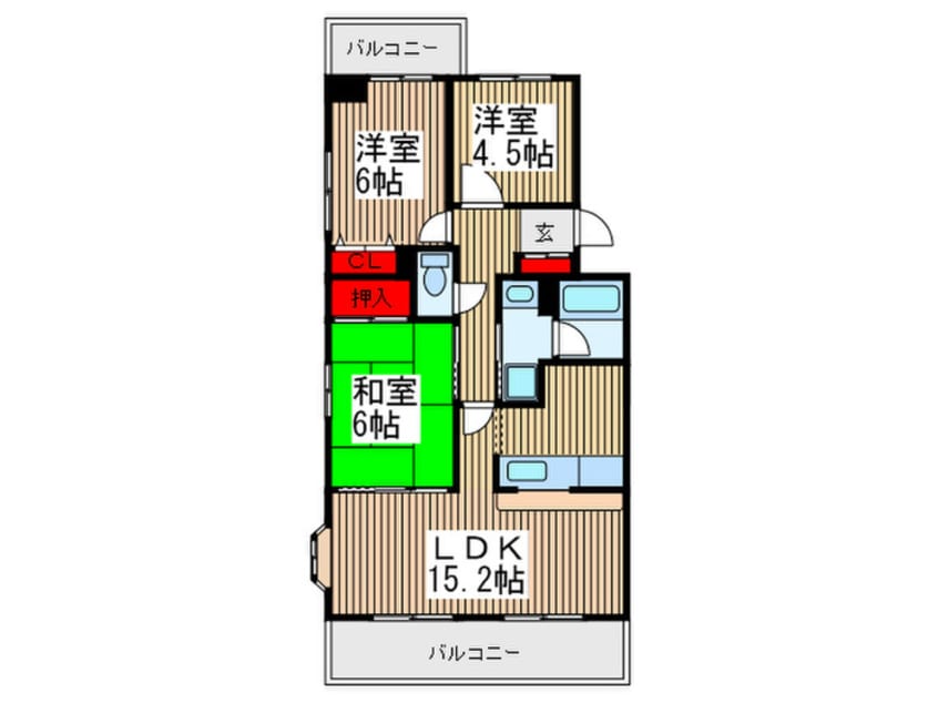 間取図 新座四季タウン
