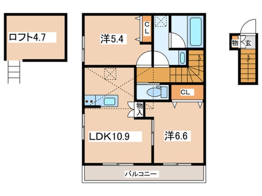 間取図 仮）コーストヒルズ・横浜