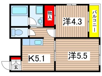 間取図 ＡＪＵ稲城