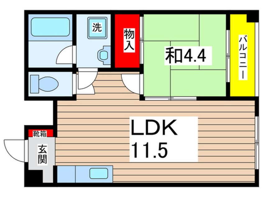 間取図 ＡＪＵ稲城