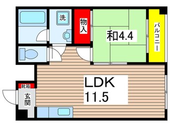 間取図 ＡＪＵ稲城