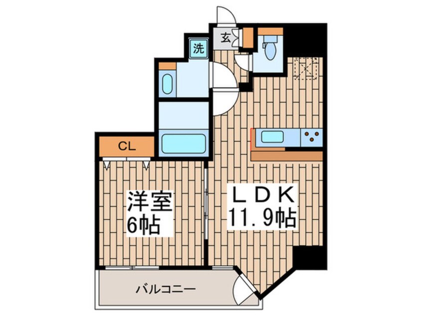 間取図 プライマル品川大森海岸