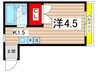 ユーハイツ 1Kの間取り