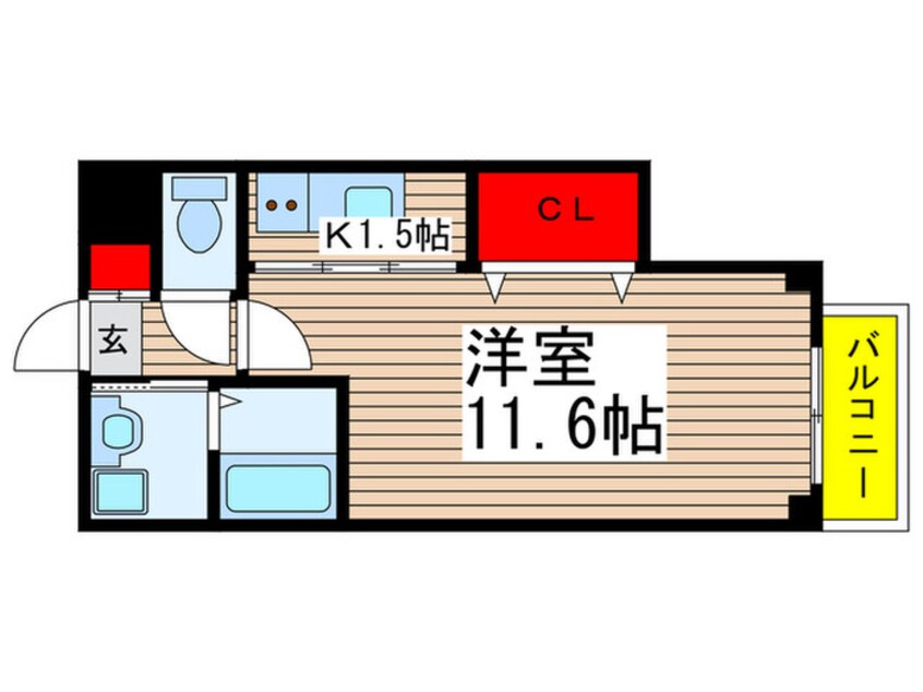 間取図 コレ－ジュ