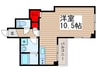クルーハウス東松戸 1Rの間取り
