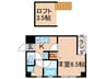 アンジュ・プラス 1Kの間取り