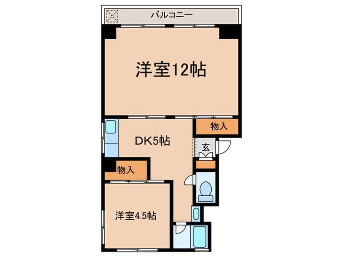 間取り図 大橋コーポ
