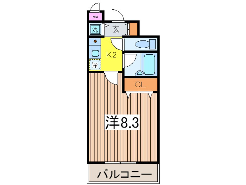 間取図 アクアコ－ト