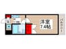 ＮＯＢＬＥ花見川 1Kの間取り