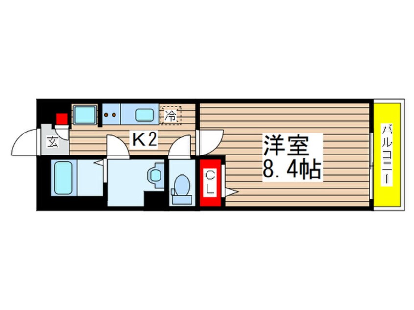 間取図 リブリ・アクティー船橋