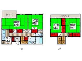 間取図 関根貸家