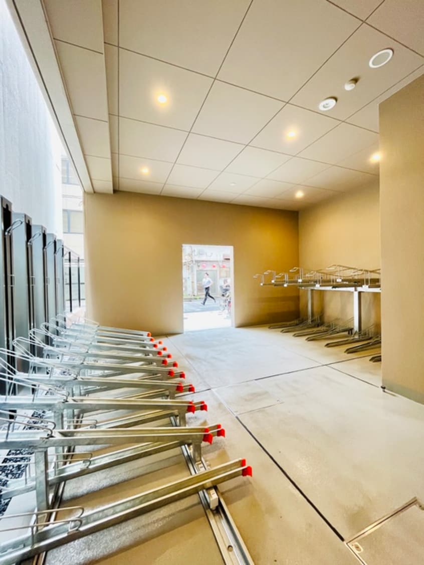 駐輪場 ｸﾚｽﾄｺｰﾄ蔵前ｽﾃｰｼｮﾝﾌﾛﾝﾄ