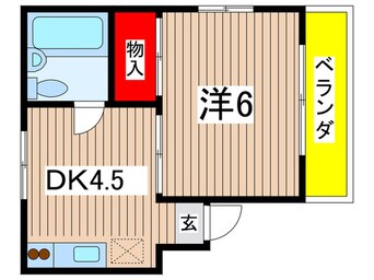 間取図 エステ－トピア多摩