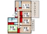 エスペリアガーデン 4LDKの間取り