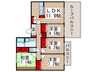 エスペリアガーデン 4LDKの間取り